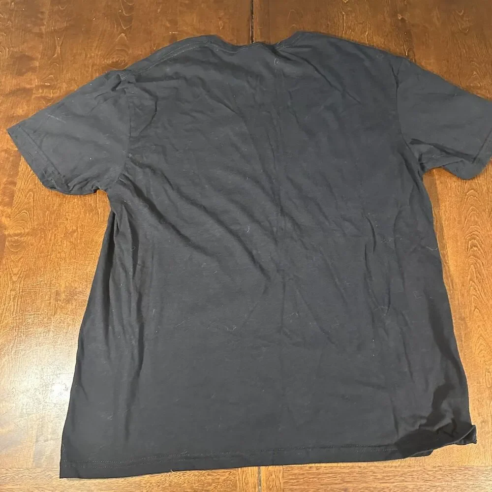 Detroit Lions Shirt Mens Large Black NFL Football Gildan Graphic Tee T-Shirt